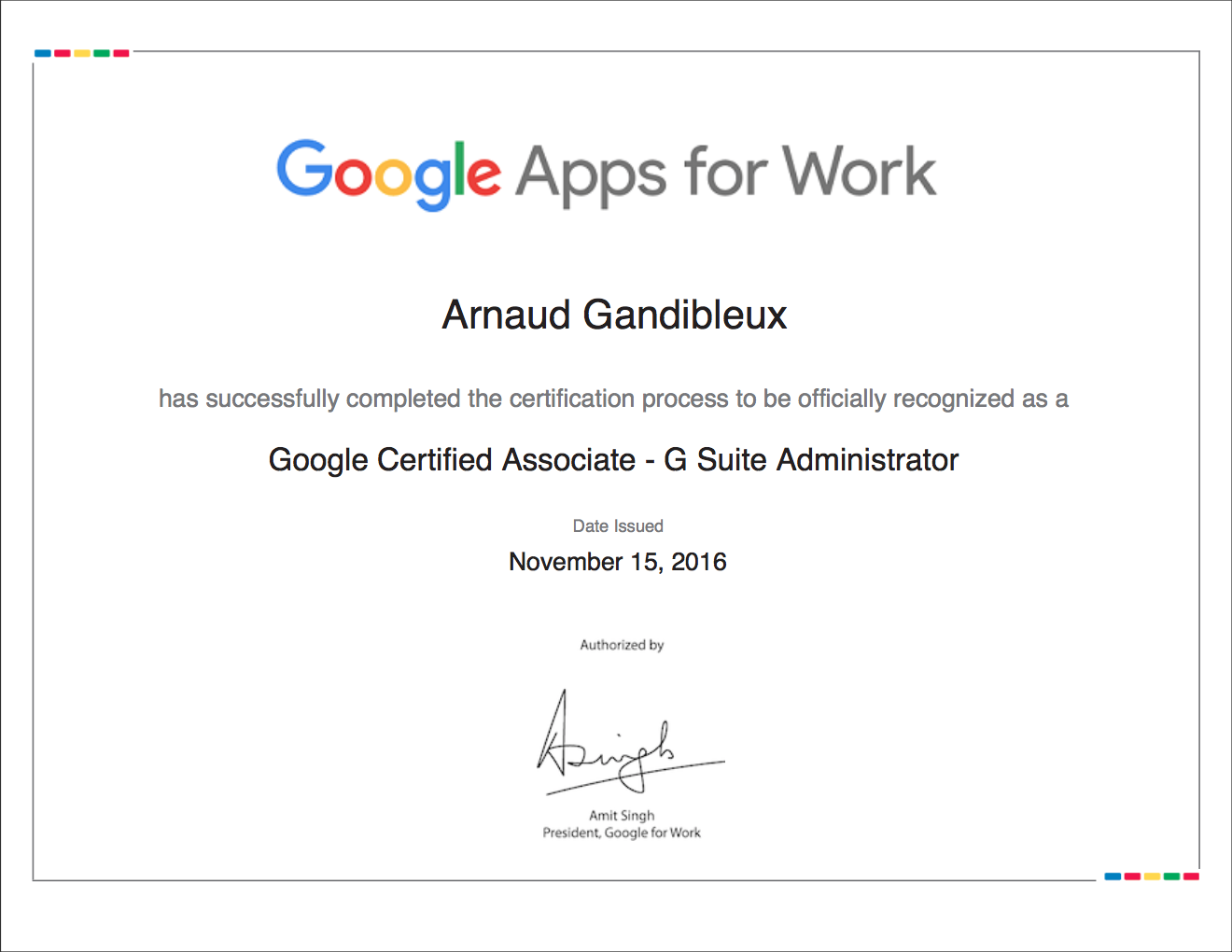 Google Certificate Badge