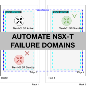 NSX-T: Automated creation of edge failure domains