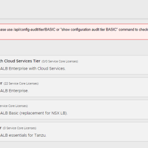 [Quick Tip] Failed to apply BASIC license – NSX ALB (Avi Vantage)